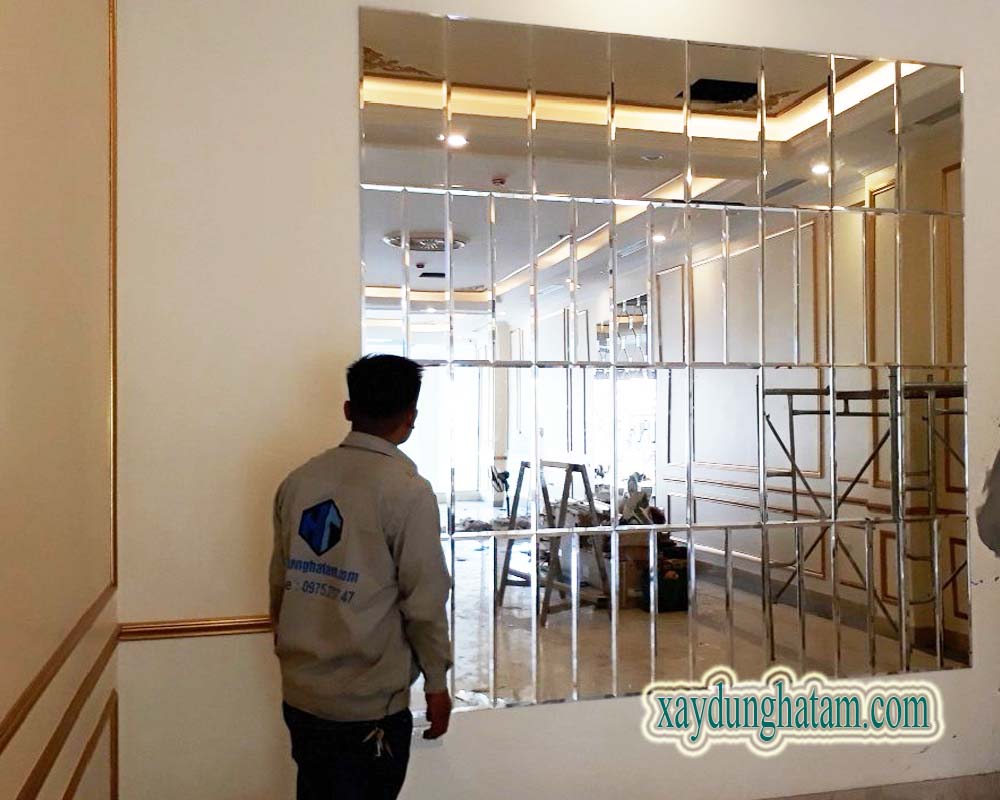 gương ghép quả trám