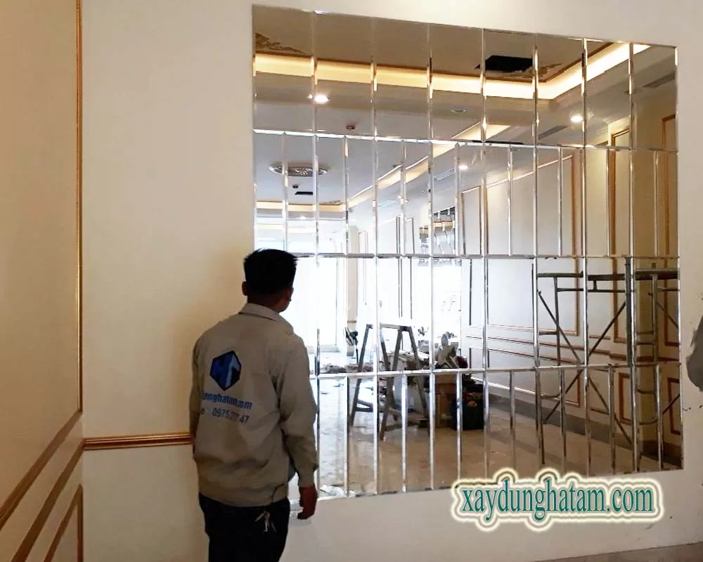 gương ghép quả trám