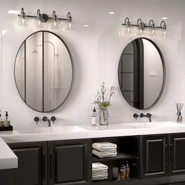 Gương nhà tắm oval hiện đại 