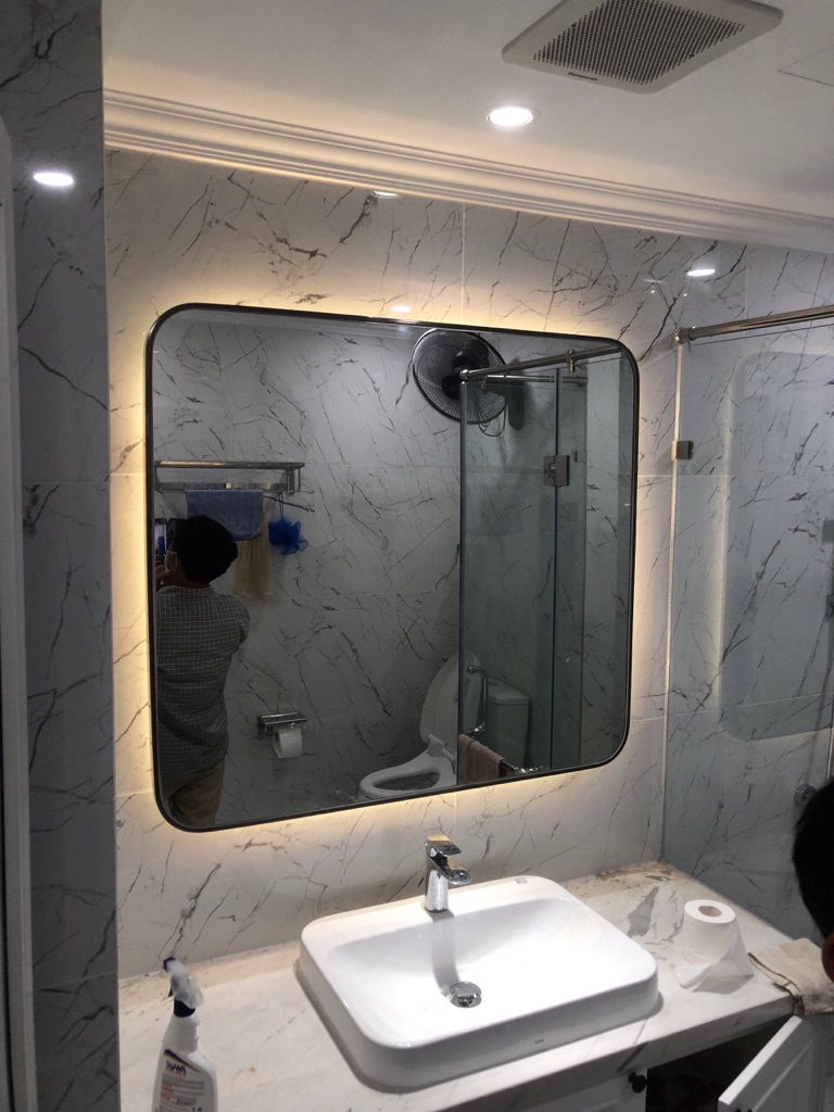 Gương nhà tắm khung inox mạ PVD- Đẳng cấp & Khác Biệt