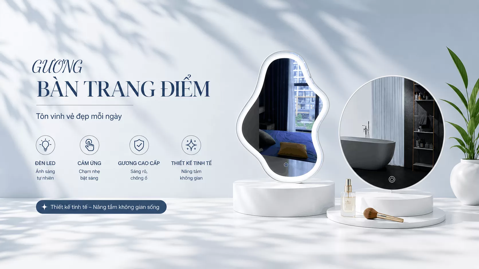Gương bàn trang điểm