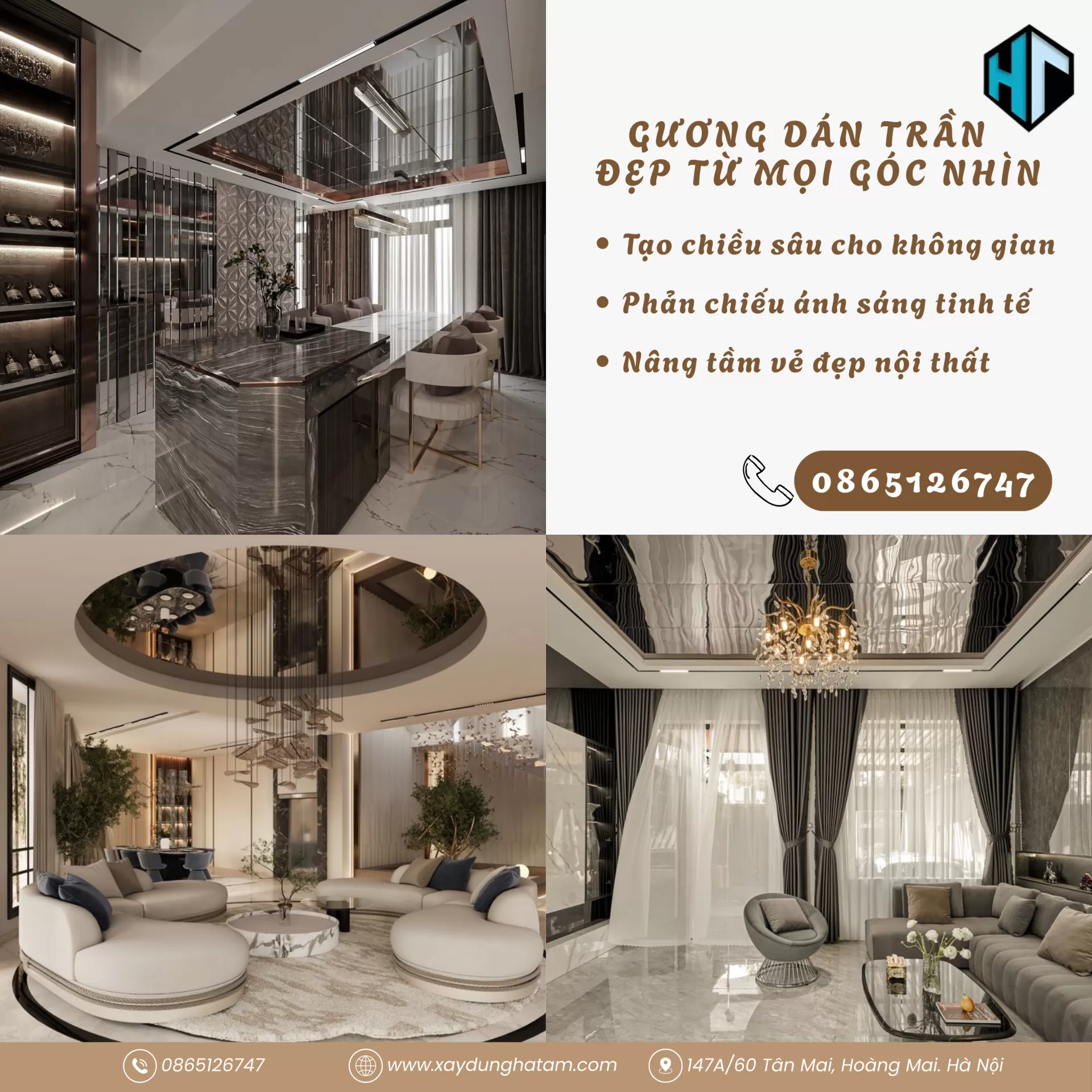 thi c&ocirc;ng trần gương