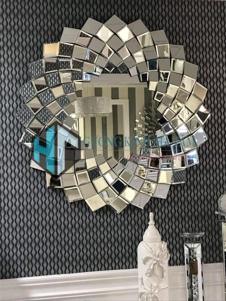Gương nghệ thuật decor cao cấp tại H&agrave; T&acirc;m