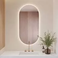 Mẹo chọn gương bầu dục treo tường cho phòng tắm sang xịn