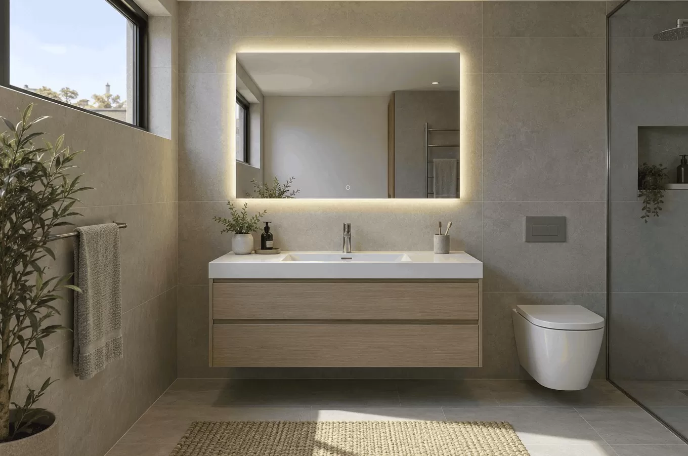 Dự án lắp trọn gói gương cao cấp tại biệt thự Anh Đại - Quận Tây Hồ, Hà Nội