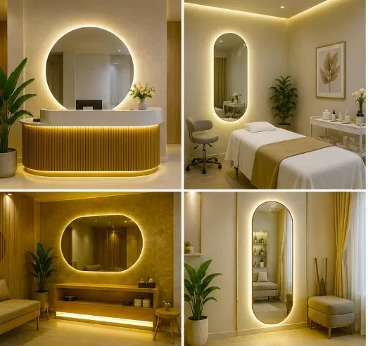 1001 Mẫu gương trang trí spa, thẩm mỹ viện HOT 2026