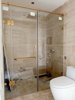 Vách tắm kính -180 độ - bản lề kính kính - Đẳng cấp sang trọng