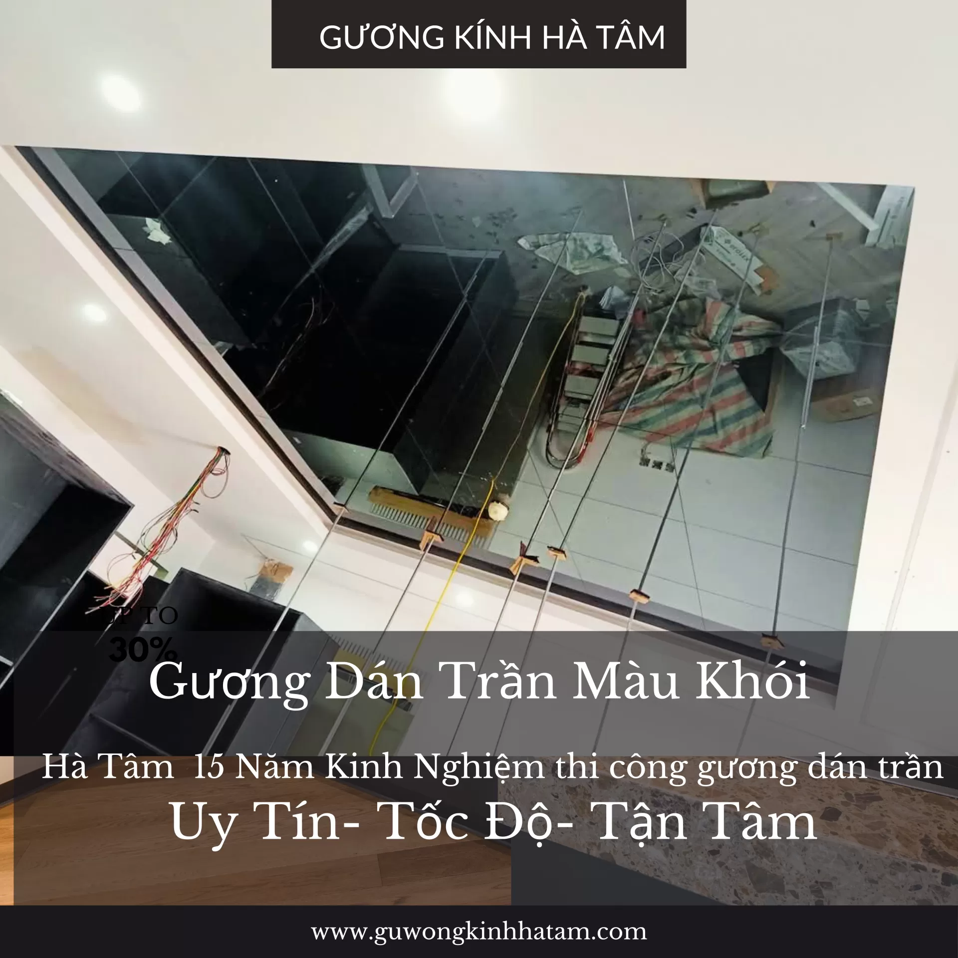 Trần Gương - Báo giá thi công trần gương