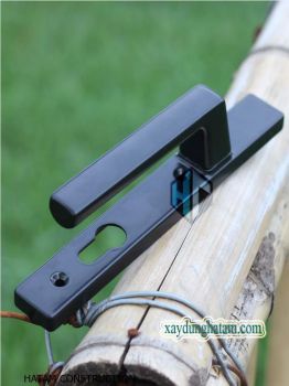 Khóa 1 điểm tay vuông-Màu đen