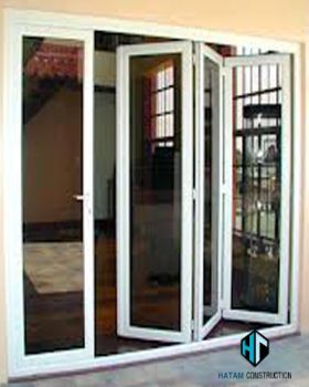 Cửa đi nhôm cao cấp 01