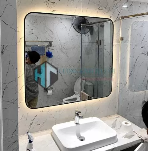 Gương nhà tắm khung inox mạ PVD- Đẳng cấp & Khác Biệt